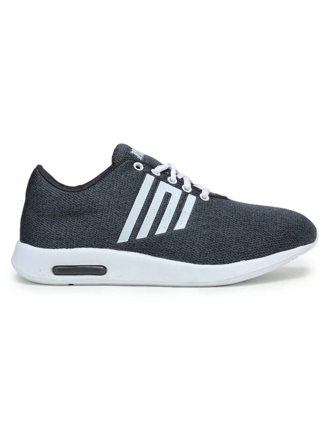 Sports Shoes for Men (Black & White, 6)