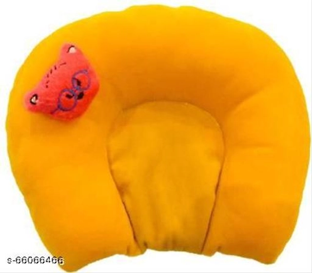 Cotton Pillows for baby(Free Size, Yellow)