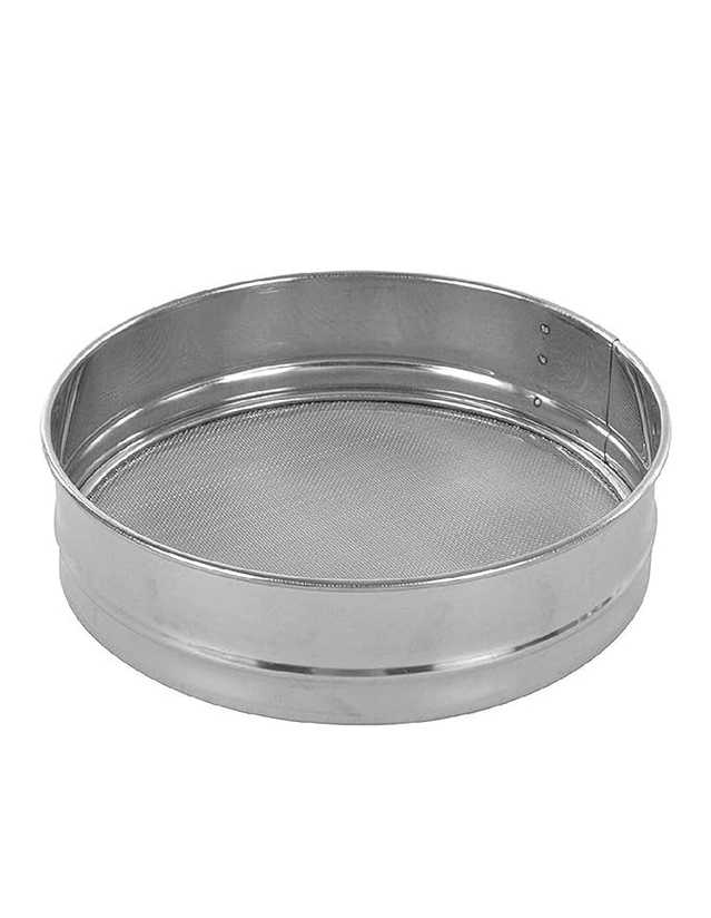 MAGIC PLUS Stainless Steel Atta Sieve (19 cm Dia, Pack of 1)