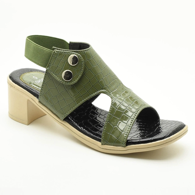 Sandals for Women (Green, 3)