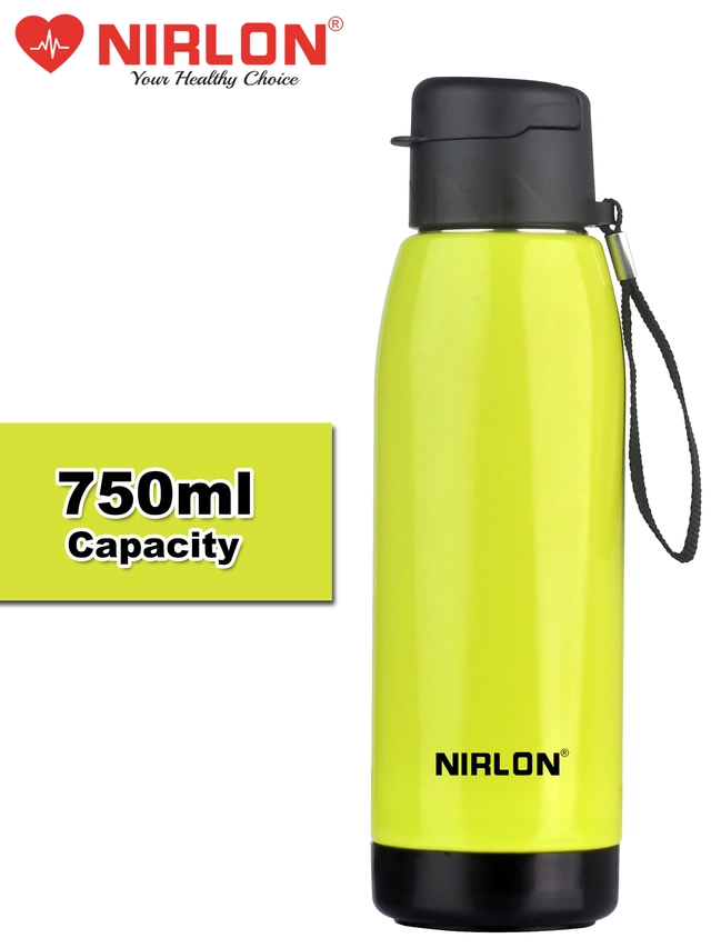 Nirlon PU Insulated Stainless Steel Water Bottles (Green, 750 ml)