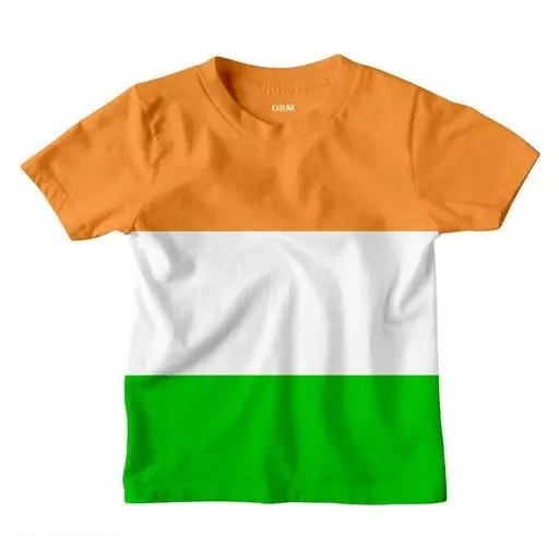 Round Neck Colourblocked T-Shirt for Boys (Multicolor, 2-3 Years)