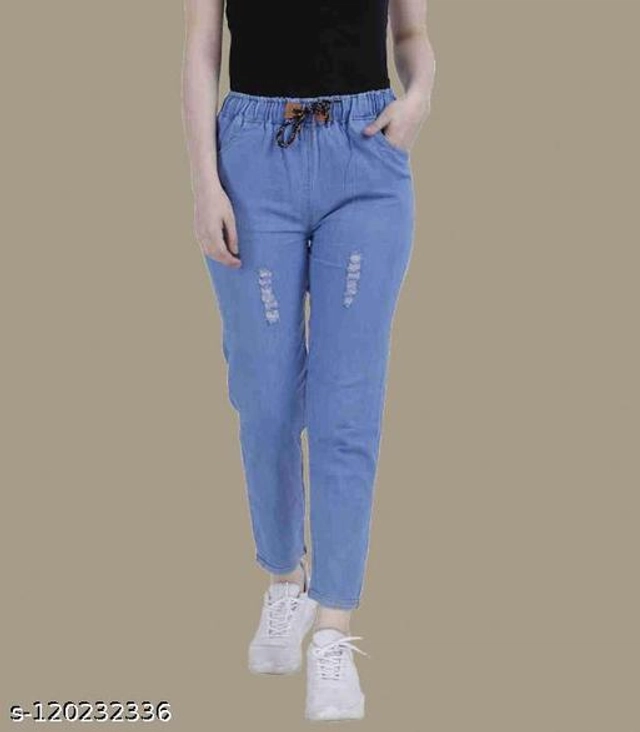 Denim Slim Fit Jeans for Women (Blue, 24)