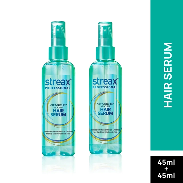 Streax Professional Hair Serum (45 ml, Pack of 2)