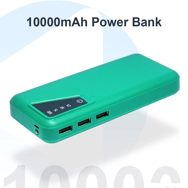 H48 Fast Charging Power Bank (Green, 20000 Mah)