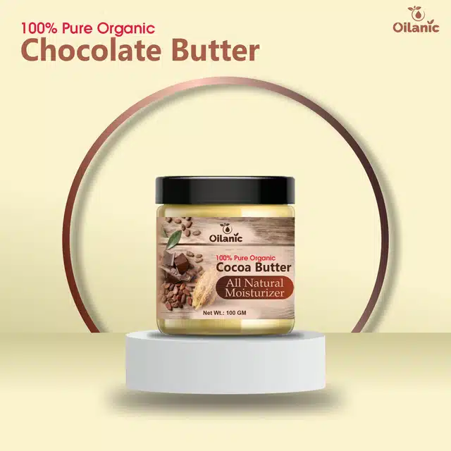 Organic Cocoa Butter Moisturizer (Pack of 2, 100 g)