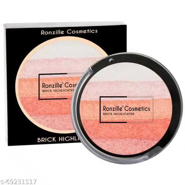 Ronzille Shimmer Baked Blush (Sunshine Orange)