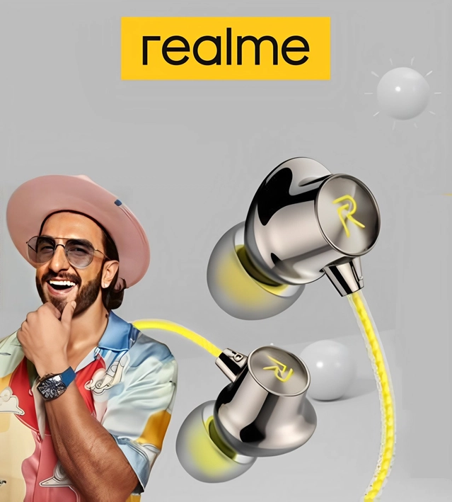 Realme in Ear Wired Earphones (Multicolor)