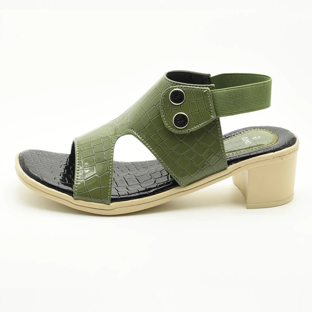 Sandals for Women (Green, 3)