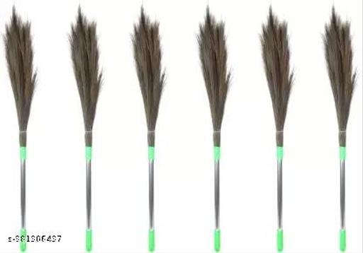 Laxmi Grass Broom (Multicolor, Pack of 2)