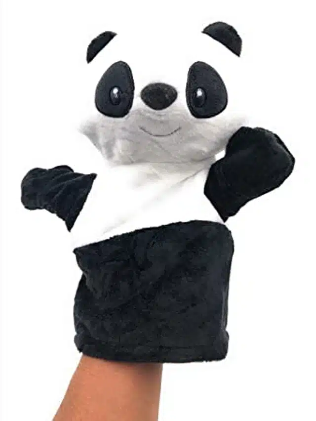 Teddy Hand Puppet (Black)