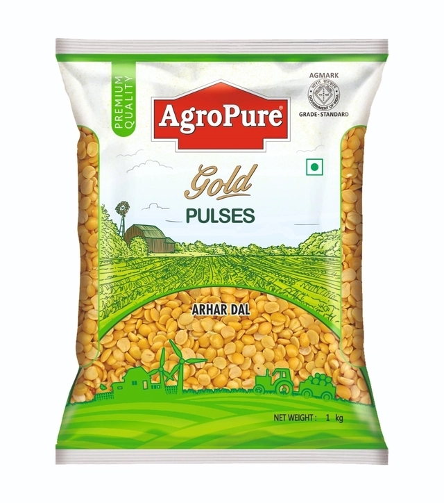 एग्रोप्योर गोल्ड अरहर दाल 1 kg