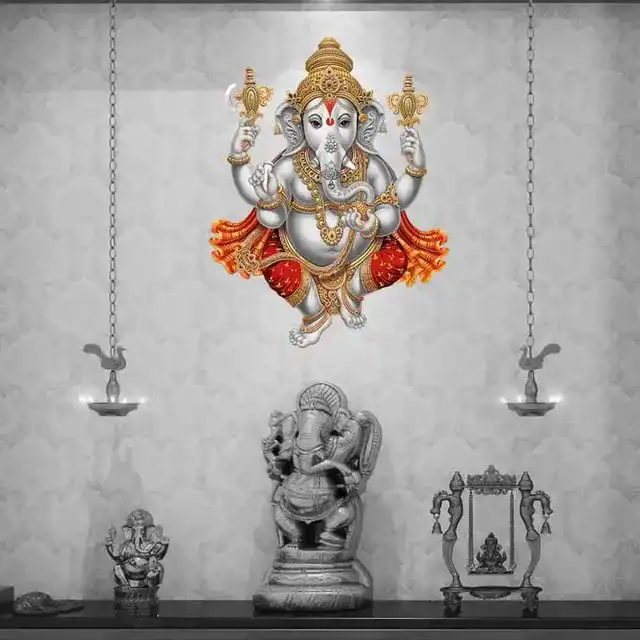 गॉड & गोड्स 928 वॉल स्टीकर (40 x 60 x 0.1 Cm)