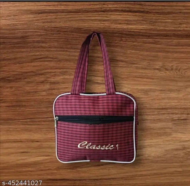 Polyester Lunch Bag (Maroon)