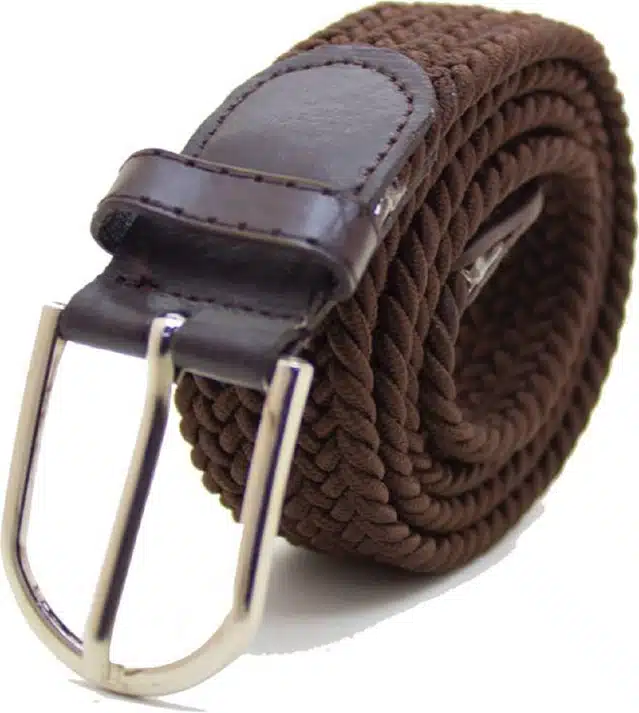 Canvas Belt for Men (Brown, 42)