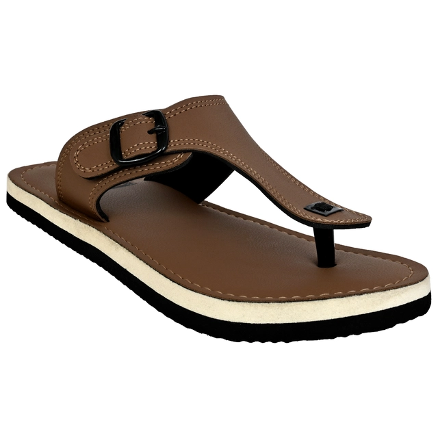 Flipflops for Men (Brown, 6)