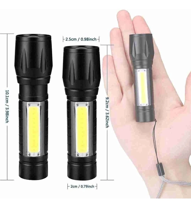 LED Torch Light (Black)