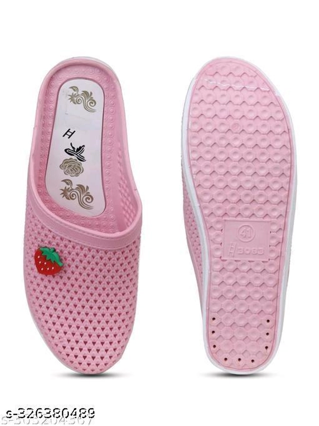 Clogs for Women (Baby Pink, 3)