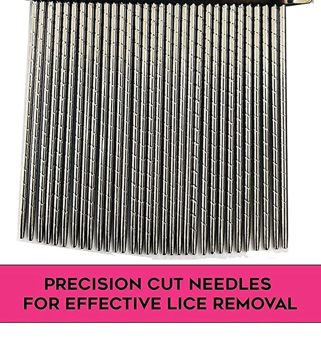 Stainless Steel Lice Treatment Comb (Multicolor)