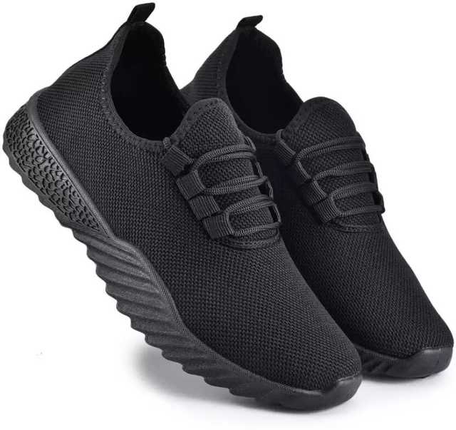 Stryder Canvas Men Sports Shoes (Black, 10) (NI-3)