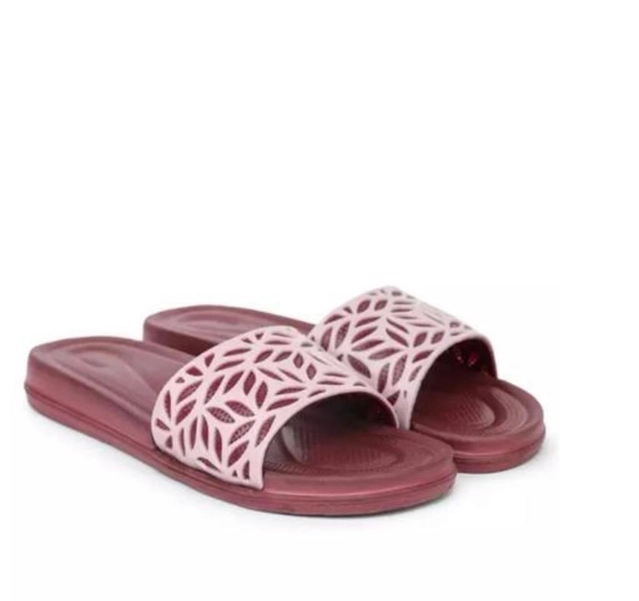 Sliders for Women (Maroon, 4)