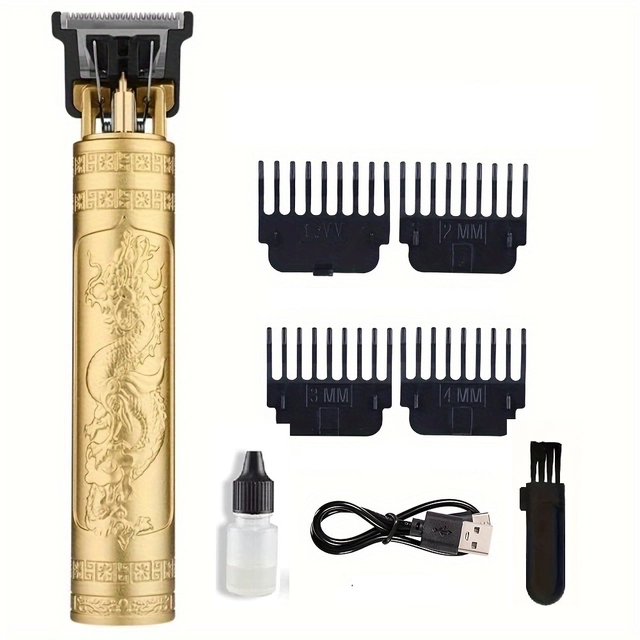 Plastic Trimmer for Men (Gold)