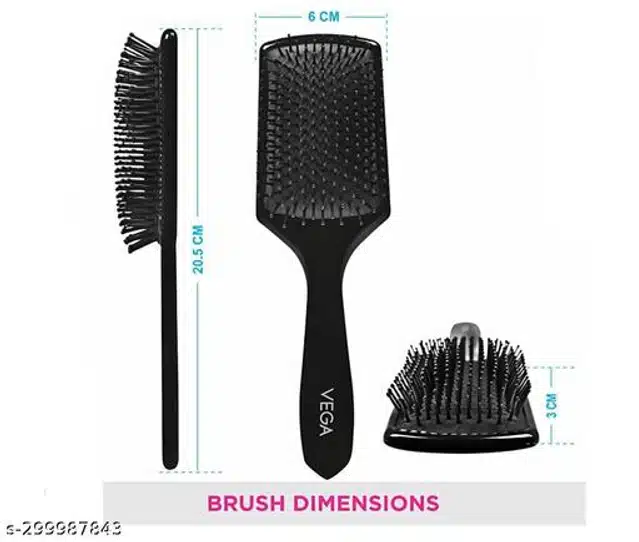 Plastic Hair Brushes (Assorted, Set of 2)