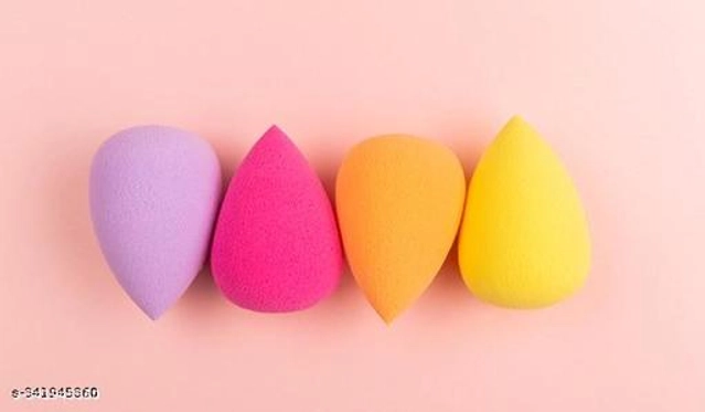 Makeup Blender Puff (Multicolor, Pack of 6)