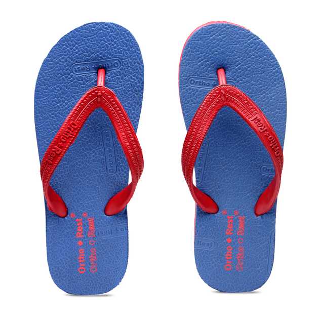 Pee Aar Industries Extra Soft Slipper for Women (Blue & Red, 9) (A-16)