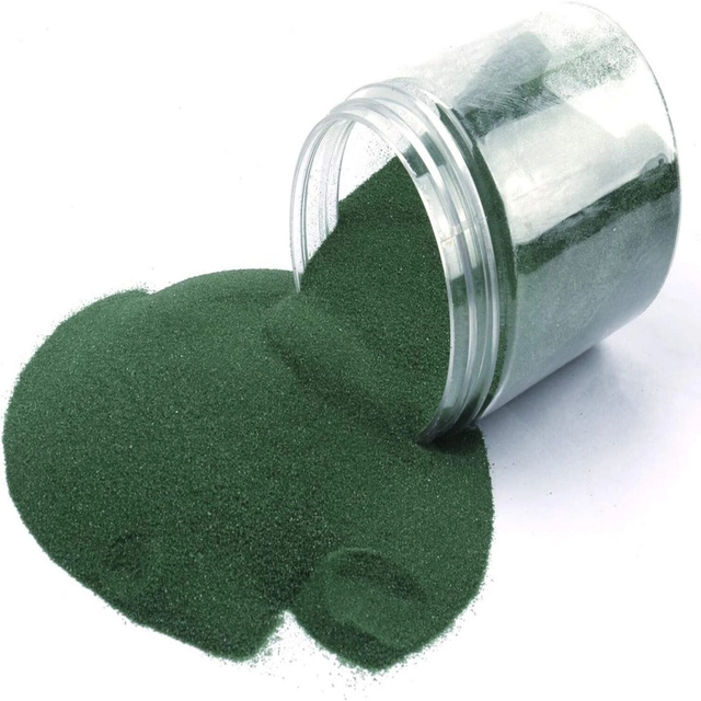 Bright Bloom Rangoli Powder for Diwali Floor Decoration (Dark Green, 100 g)