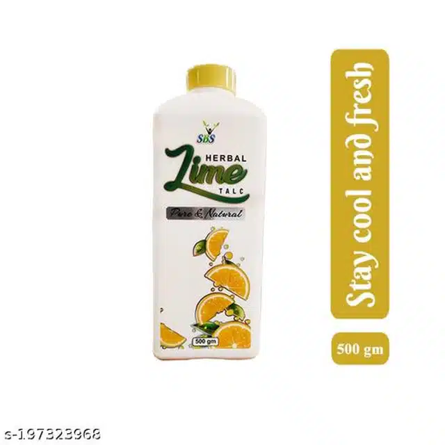 SBS Herbal Lime Talcum Powder (500 g)