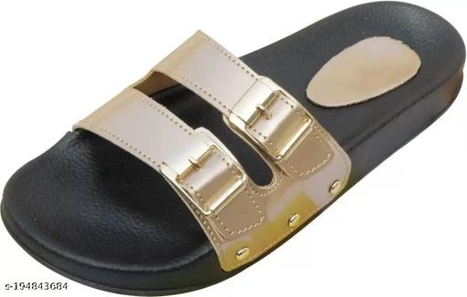 Sliders for Women (Gold & Black, 3)