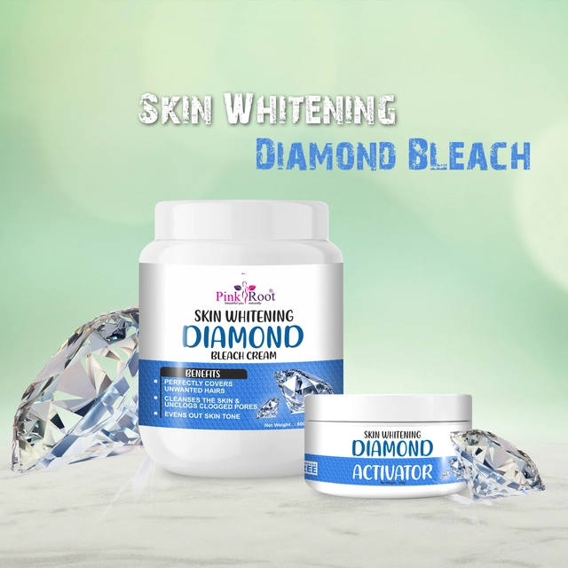 Pink Root Skin Whitening Diamond Bleach Cream (1000 g)