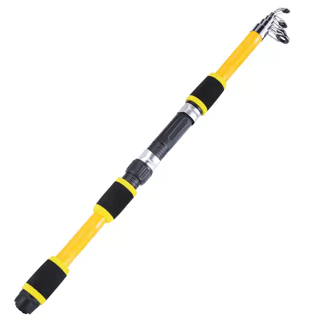 Graphite Fishing Rod (Yellow, 2.1 m)