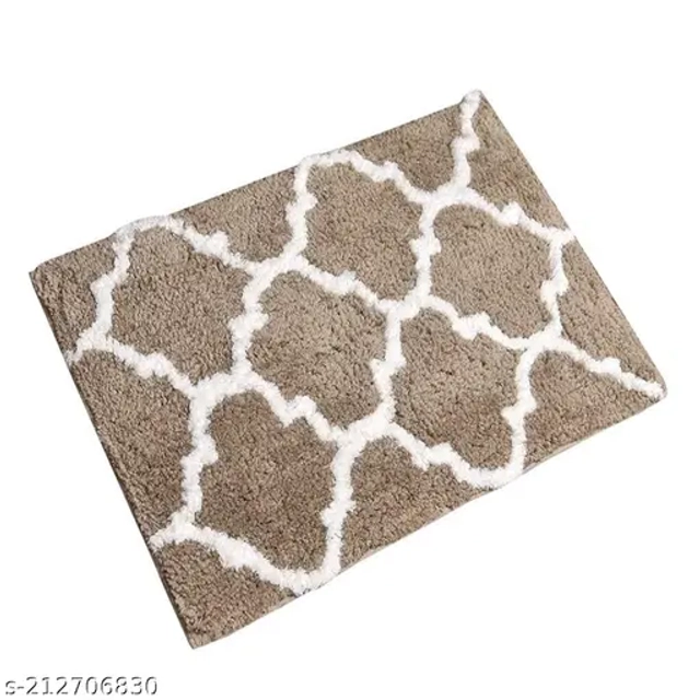 Microfiber Door Mats (Beige, 40x60 cm) (Pack of 2)