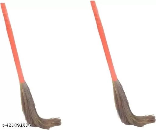 Laxmi Grass Broom (Multicolor, Pack of 3)