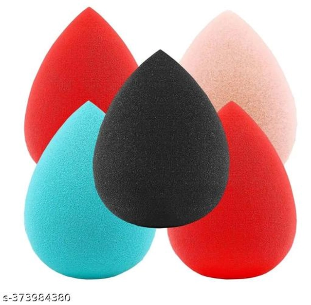 Makeup Blender Puff (Multicolor, Pack of 3)