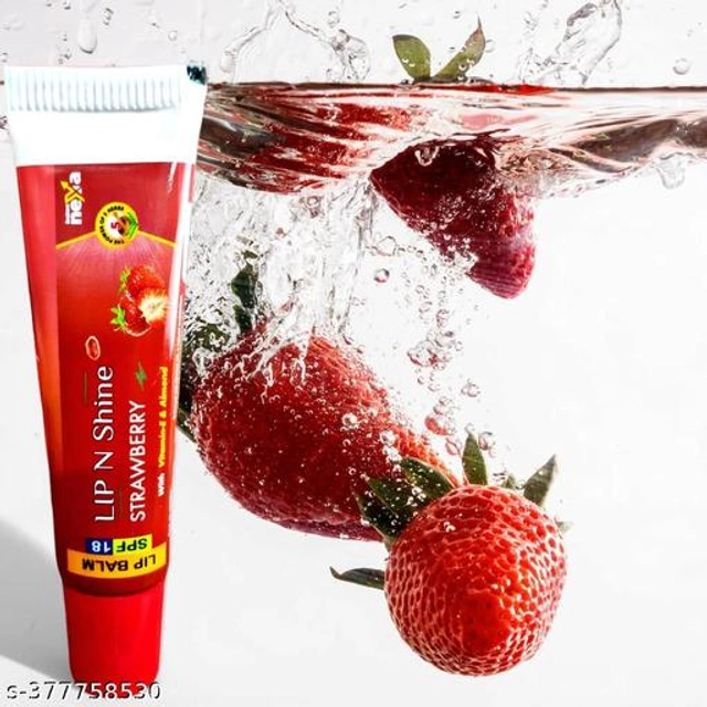 Lip N Sine Strawberry Lip Balm (10 g, Pack of 6)