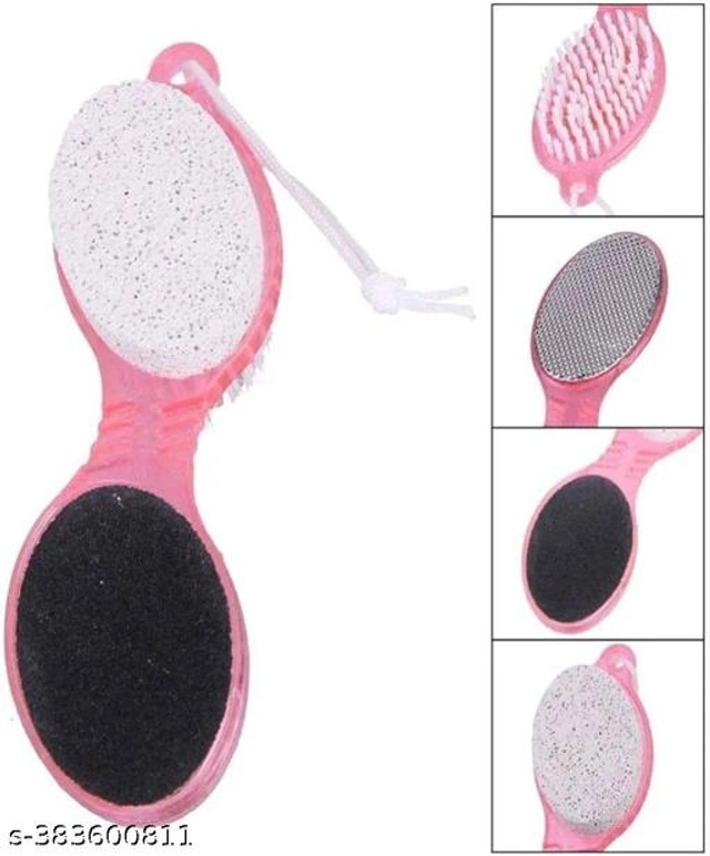 4 In 1 Foot Pedicure Brush (Red)