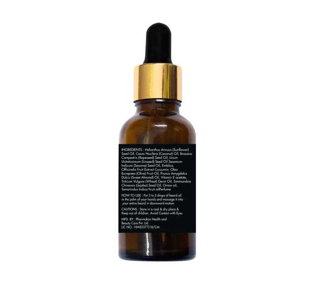 The Menshine Beard Growth Oil (Pack of 1, 15 ml) (DH-8)