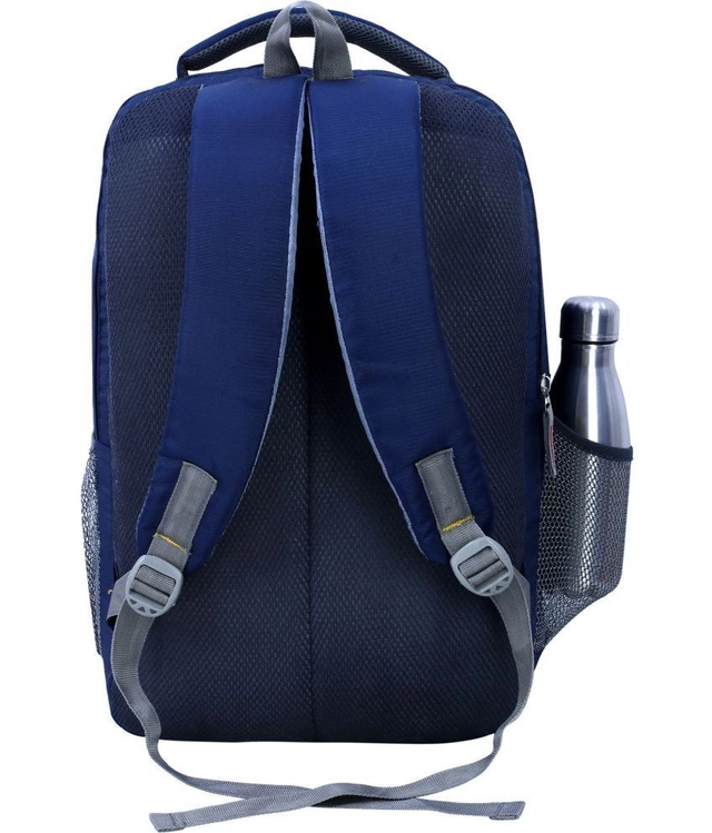 Polyester Laptop Backpack for Men (Navy Blue, 45 L)