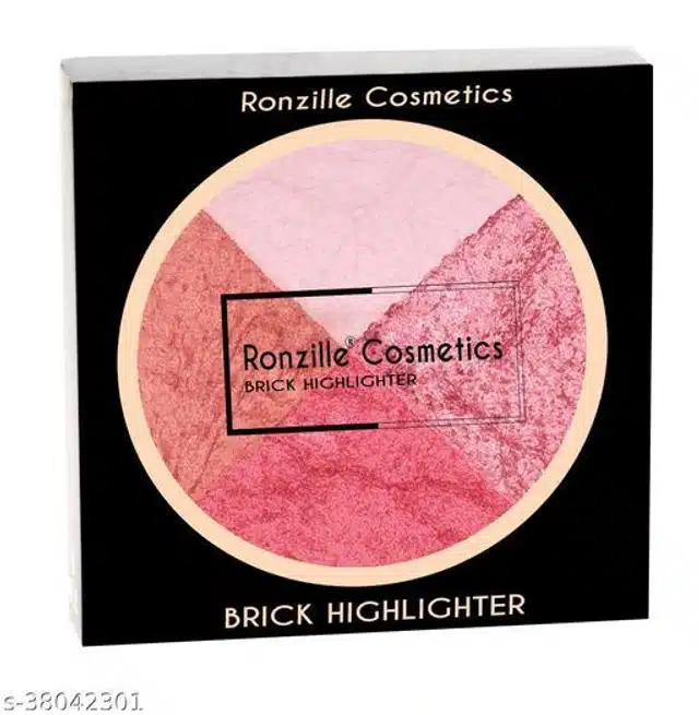 Ronzille Shimmer Baked Blush (Coral Orange)