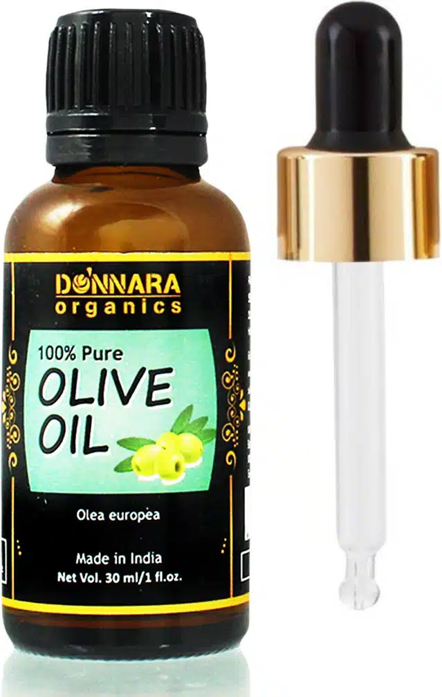 Donnara Organics Pure & Natural Extra Light Olive Oil (Pack of 3, 30 ml)