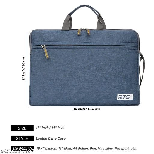 Nylon Laptop Bag (Blue)