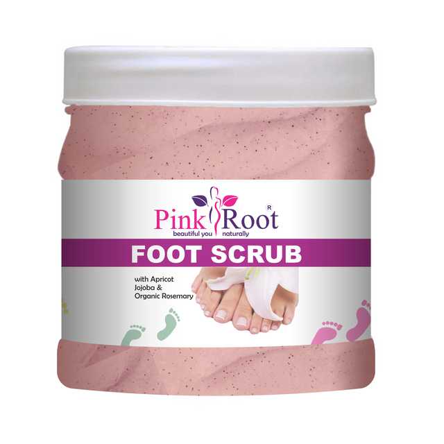 Pink Root Foot Scrub (Pack Of 1, 500 ml) (MI-142)