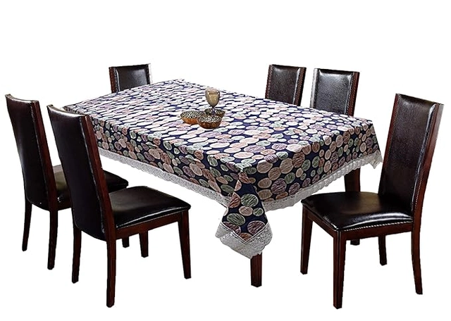 PVC Printed Table Cover (Multicolor, 40x60 inches)