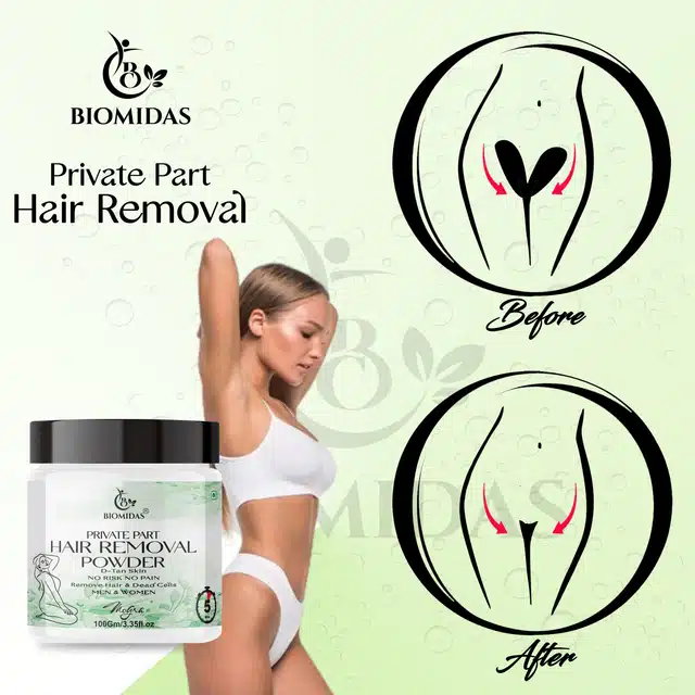 Biomidass Mogra Fragrance Body Hair Removal Powder (100 g)