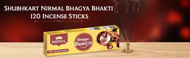 Shubhkart Nirmal Bhagya Bhakti 100 Sticks + 20 Sticks Extra