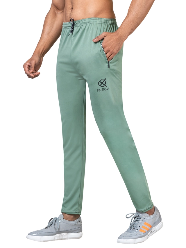 Polyester Solid Trackpant for Men (Sea Green, XS)