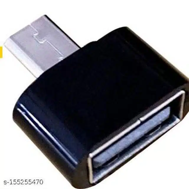 Type B to USB OTG Adapter (Black)